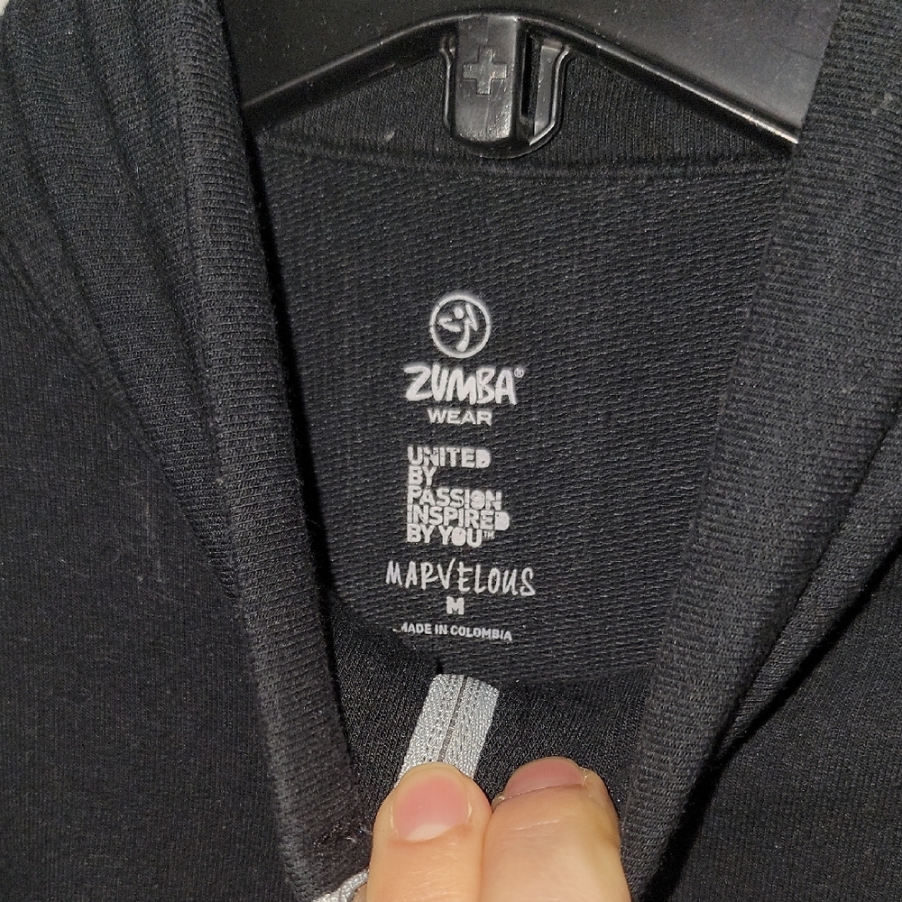 Zumba Black Zip-Up Jacket - Gem